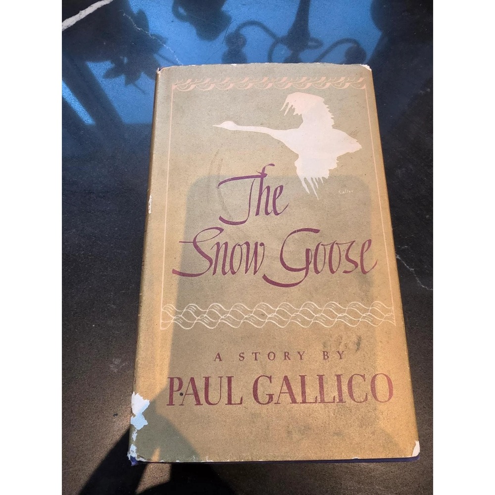 Vintage 1942 The Snow Goose Paul Gallico Hardcover Book George Salter DJ 11th Pr